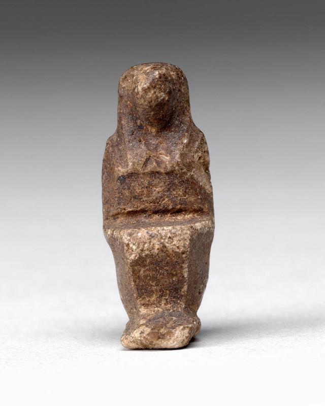 Amulet of Seated Figure with Animal Head