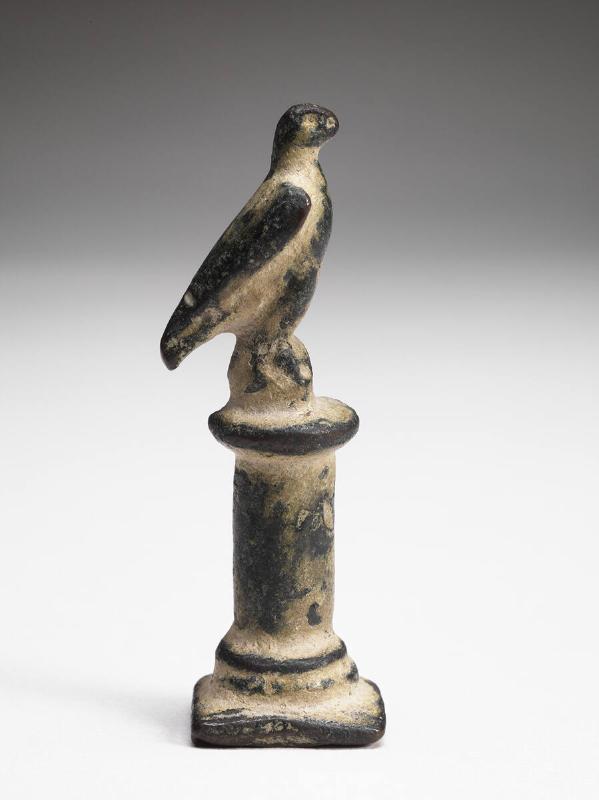 Miniature dove on pedestal