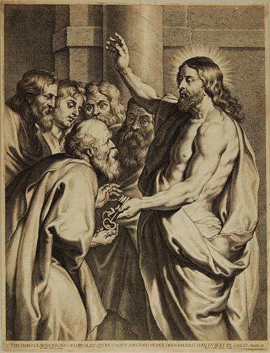 Christ Surrendering the Keys to St. Peter