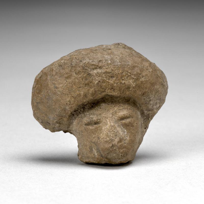 Head; fragment of terracotta figurine
