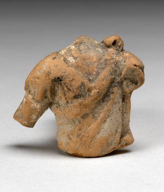 torso; fragment of a terracotta figurine