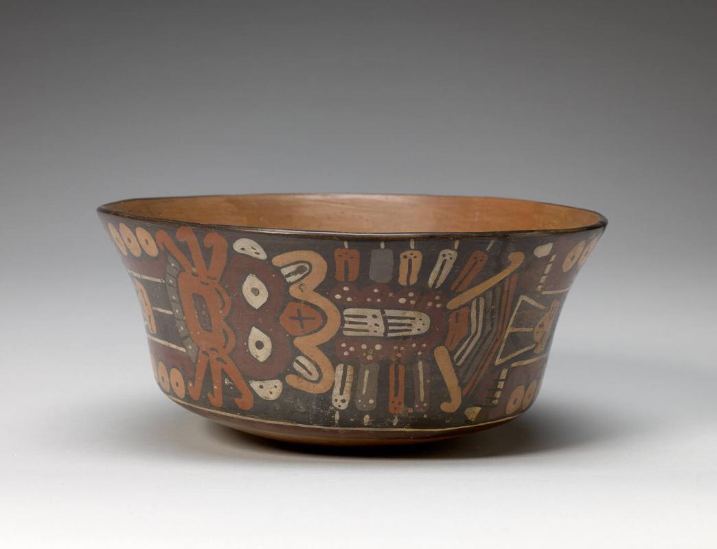 Bowl with Fearsome Deity Design