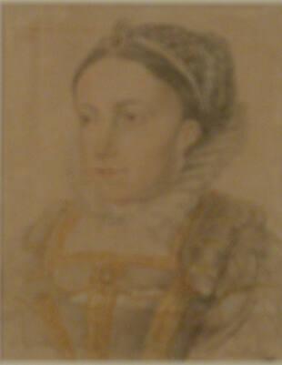 Bust portrait of Louise of Lorraine