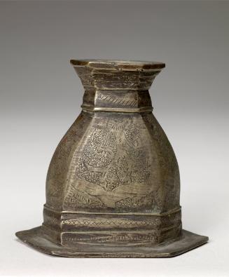 Hexagonal Bronze vessel or stand