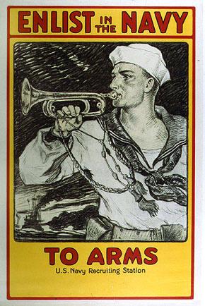 Enlist in the Navy--To Arms