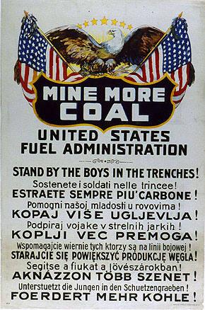 Mine More Coal... Stand By the Boys in the Trenches!