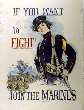If You Want to Fight! Join the Marines
