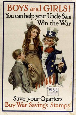 Boys and Girls! You Can Help Your Uncle Sam Win the War