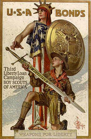 U.S.A. BONDS...WEAPONS FOR LIBERTY (Boy Scouts of America)