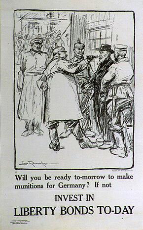 Will you be ready to-morrow to make munitions for Germany?