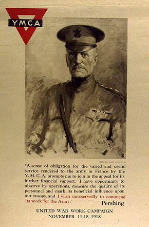 (General Pershing) "A sense of obligation for the varied and useful service..."