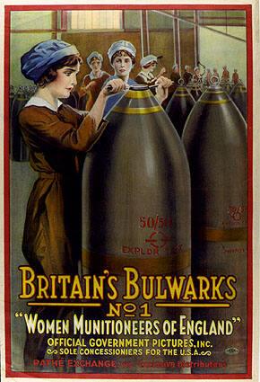 BRITIAN'S BULWARKS, No. 1 "WOMEN MUNITIONEERS OF ENGLAND"