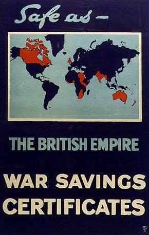 Safe as - THE BRITISH EMPIRE WAR SAVINGS CERTIFICATES