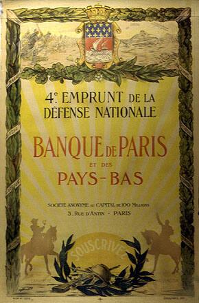 4e Emprunt de la Defense Nationale Banque de Paris et des Pays-Bas