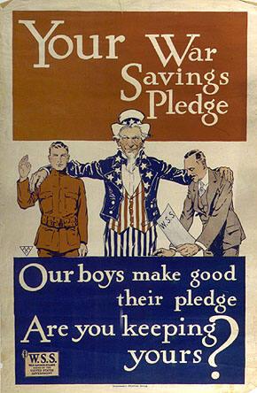 Your War Savings Pledge: Our boys make good their pledge, Are you keeping yours?