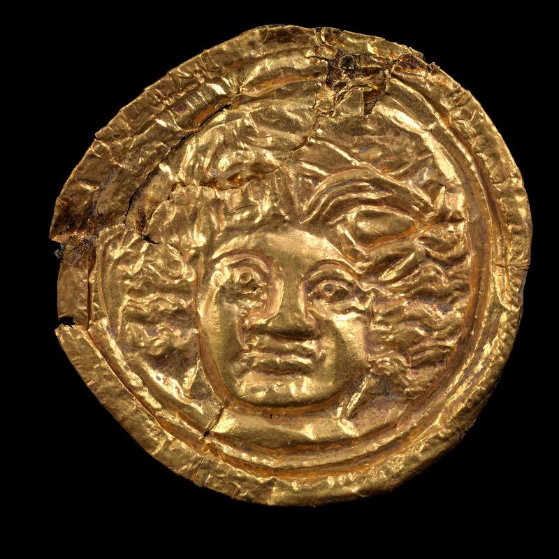 Medallion phalera (or military insignia) with head of Medusa