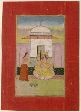 Khambhavati Ragini, Page from a Dispersed Ragamala Set