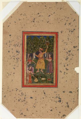 Vasant Ragini, Page from a Dispersed Ragamala Set
