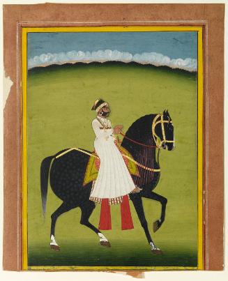 An Equestrian Portrait of Bakhtawar Singh