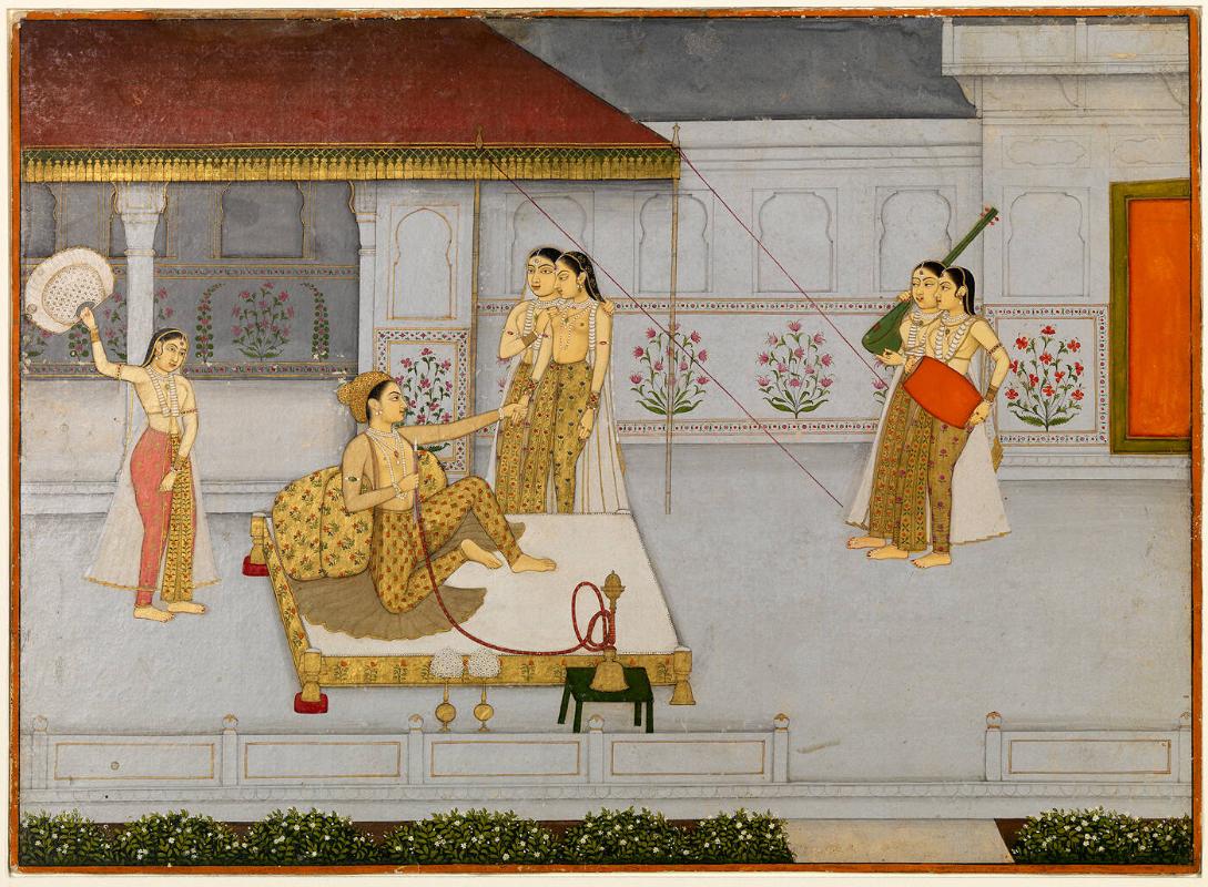 A Prince with Ladies on a Terrace