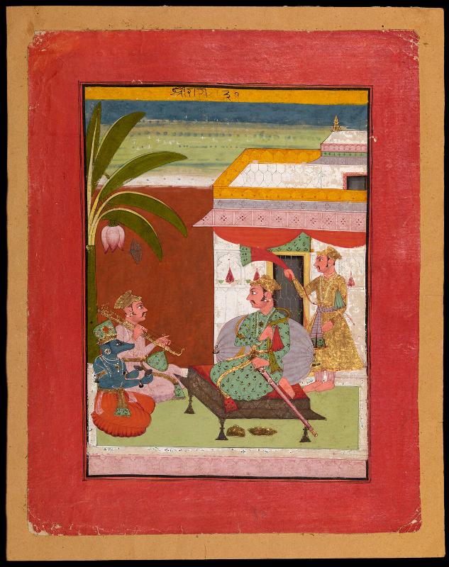 Sri Raga, Page from a Dispersed Ragamala Set