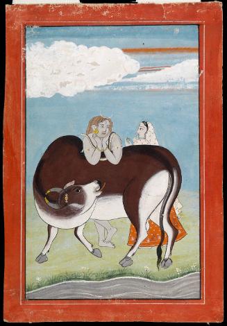 Shiva, Parvati and the bull, Nandi
