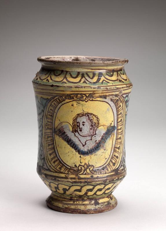 Vase with palmetto decoration