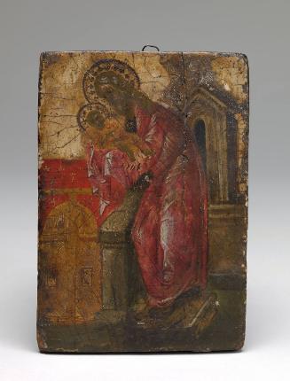Icon (Priest holding Christ child)