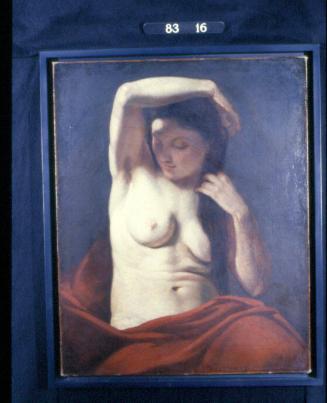 Nude Woman Arranging her Hair