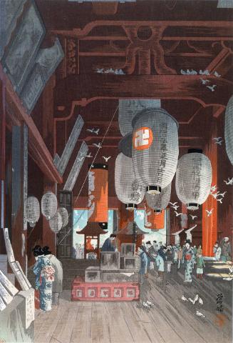 Inside Asakusa Kannon Temple
