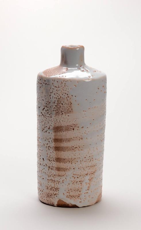 Natural Ash Glaze Yohen Shino Vase