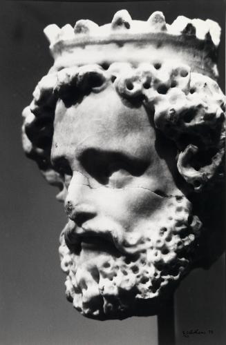 Sculpture of male head