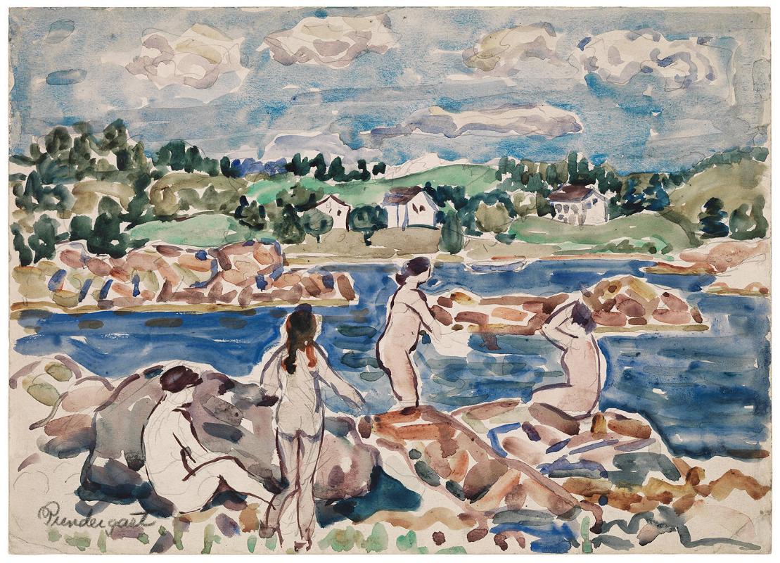 Bathers at Passamaquoddy Bay