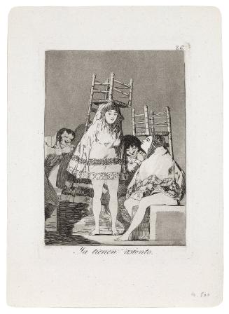 Ya Tienen Asiento (They've Already Got a Seat) (from Los Caprichos), Plate 26