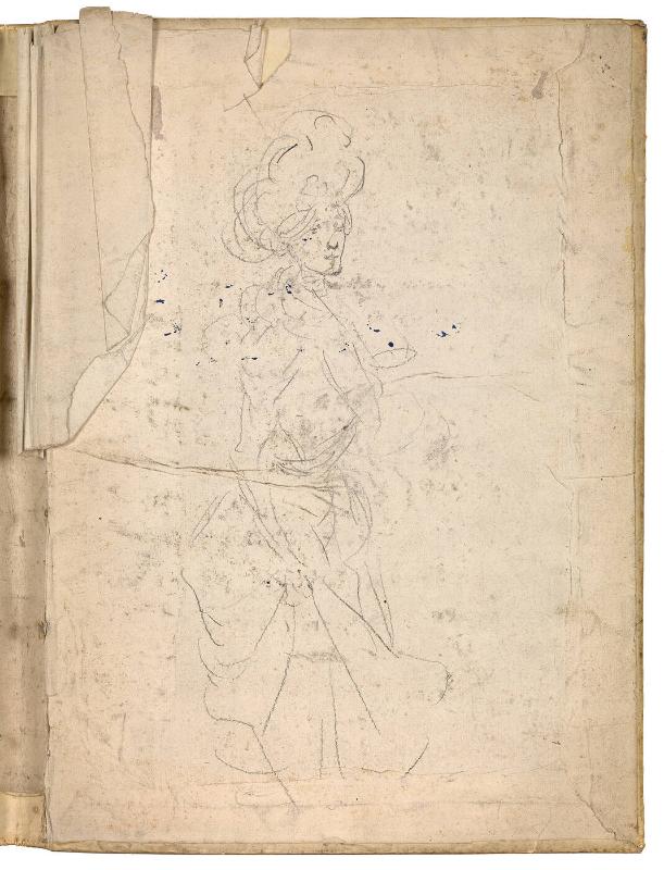 Untitled sketch on Title Page of Peasant Art in Russia by Charles Holme