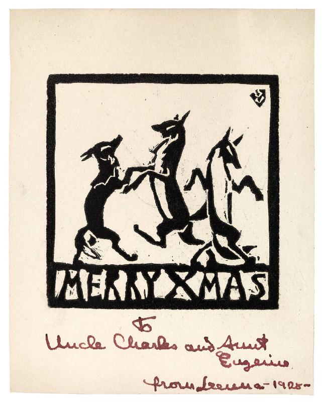 Christmas Card from Lenna Glackens