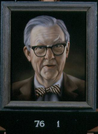Portrait of Professor S. Lane Faison, Jr. (1907-2006), Class of 1929, Museum  Director 1948-1976, Chairman of Art Department 1940-1969