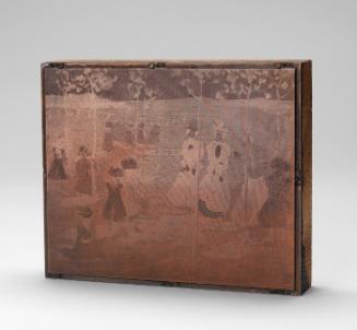 Charles Prendergast engraved plate found inside cedar cigar box
