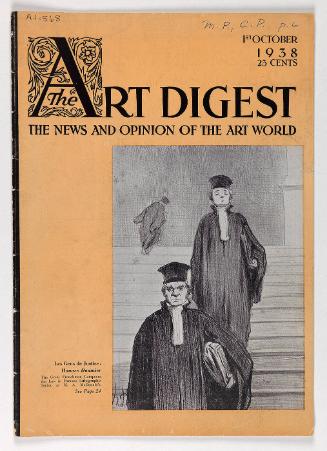 "The Art Digest. The News and Opinion of the Art World".