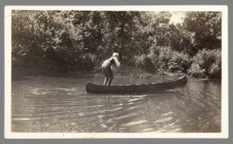 Maurice B Prendergast (in canoe)