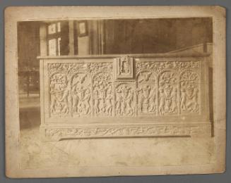 Carved chest - sarcophagus