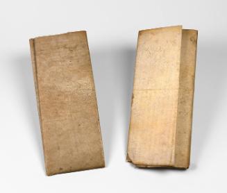 vellum sheet from an unknown manuscript