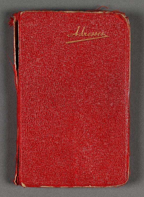 Address book (belonged to Eugénie Prendergast)