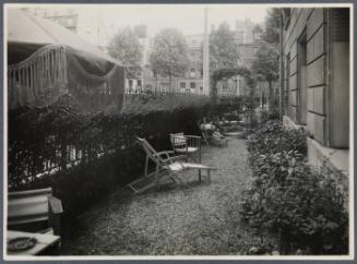 Apartment of Madame Verlet, Paris; yard