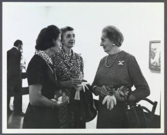 Charles Prendergast Exhibit at MFA Boston; Eugénie Prendergast and two women