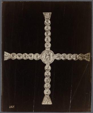 Ravenna. Croce d'argento di S. Agnello (VI secolo) nella cattedrale. Fot. Bieci (?)