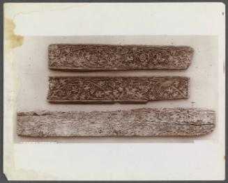 The Metropolitan Museum of Art. Three strips with grapevine pattern.