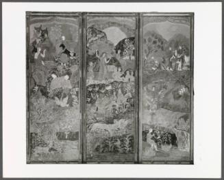 Three Panel Screen by Charles Prendergast
