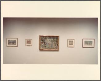 Photograph from Addison Exhibit of works by Maurice Prendergast