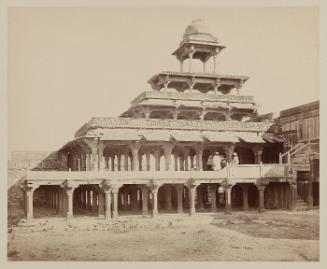 The Panch Mahal, (Five Palaces), Fatehpur Sikri, Agra